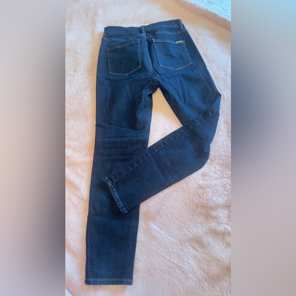 Dark blue jeans